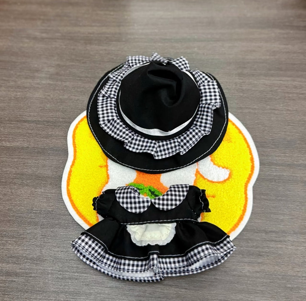 Labubu Black Dress Outfit | Elegant Handmade Doll Clothes - Youcheer Toy （No Doll)