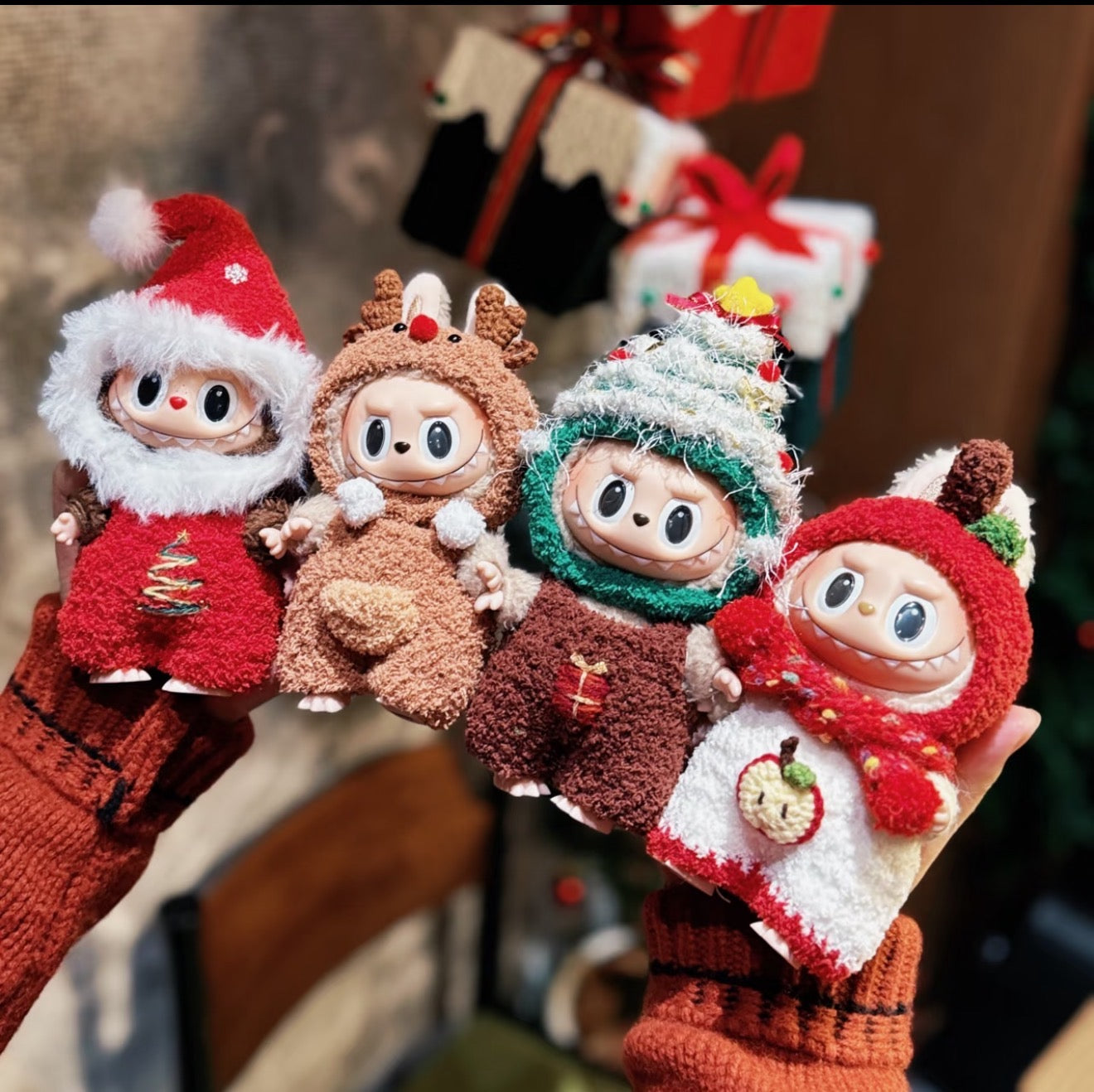 Labubu Christmas Doll Outfit （No Doll)