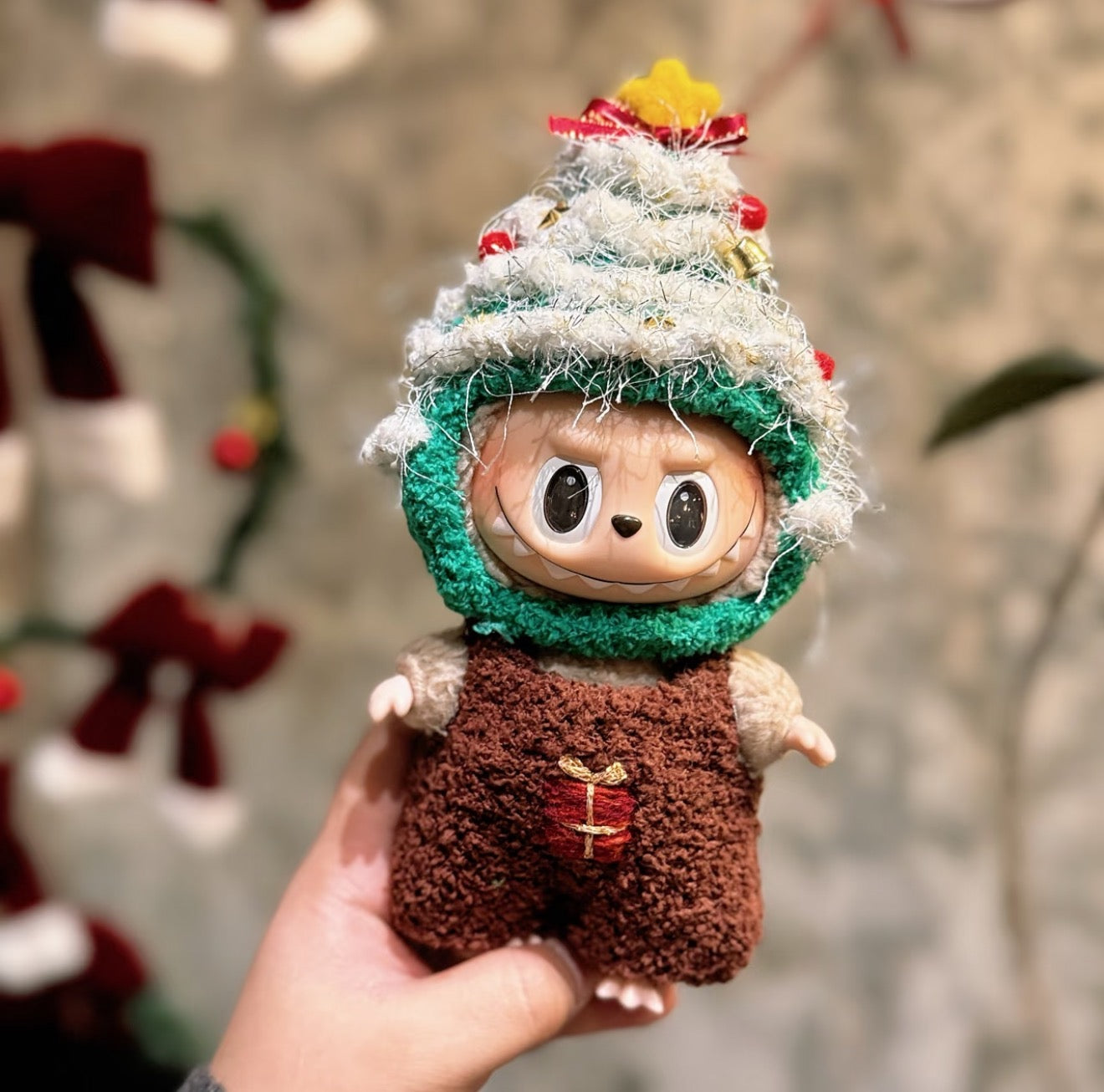 Labubu Christmas Doll Outfit （No Doll)