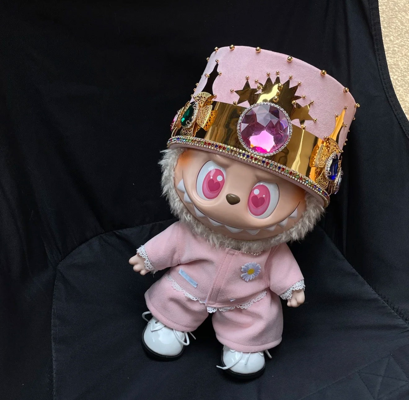 GD-Inspired Pink Labubu Doll Outfit Handmade Dollwear（No Doll)