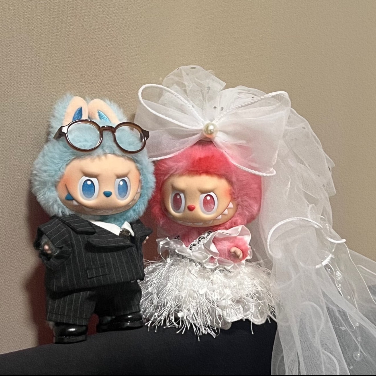 Labubu Doll Wedding Dress – Handcrafted Bridal Gown for Labubu(No Doll)