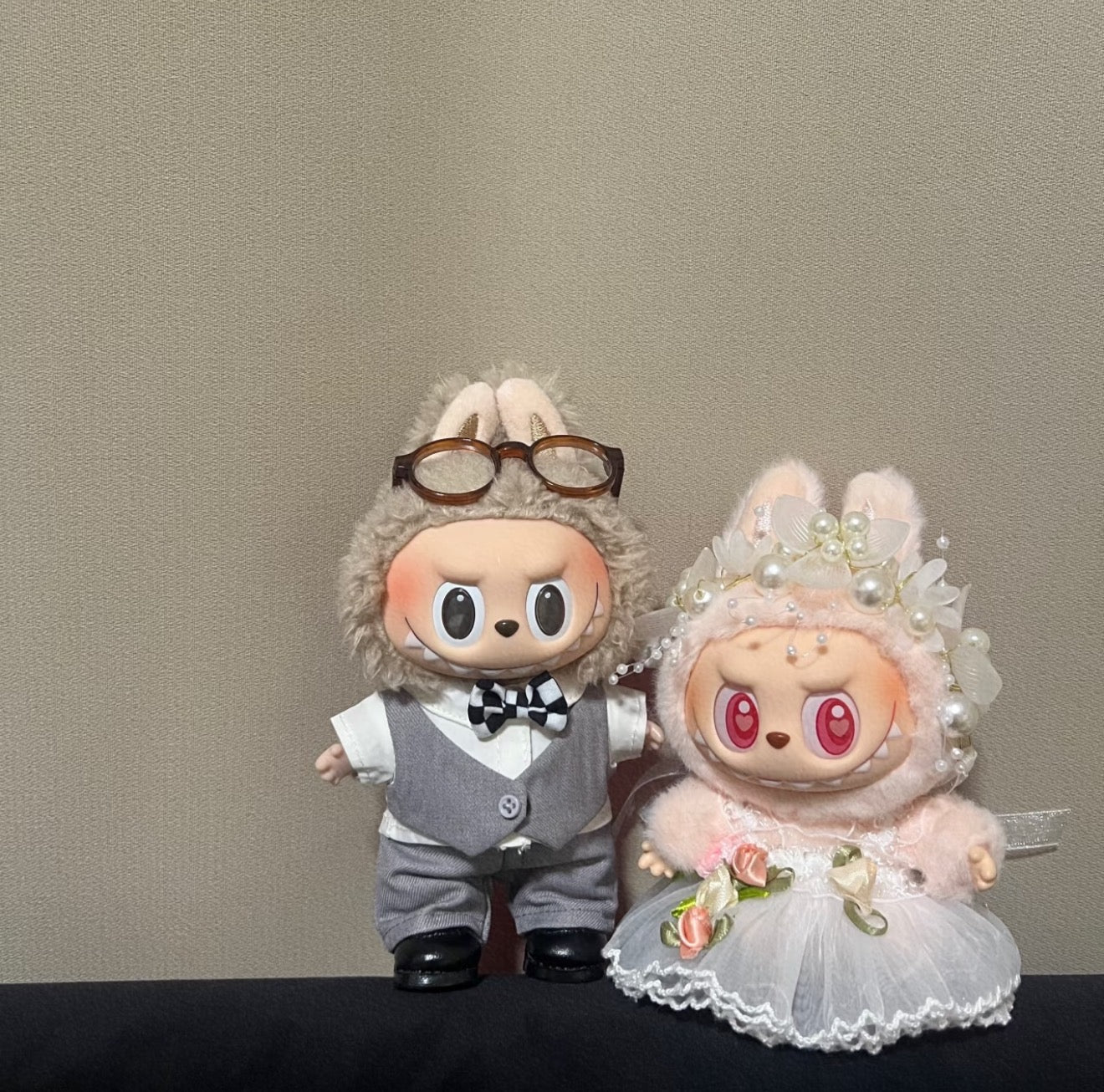 Labubu Doll Wedding Dress – Handcrafted Bridal Gown for Labubu(No Doll)