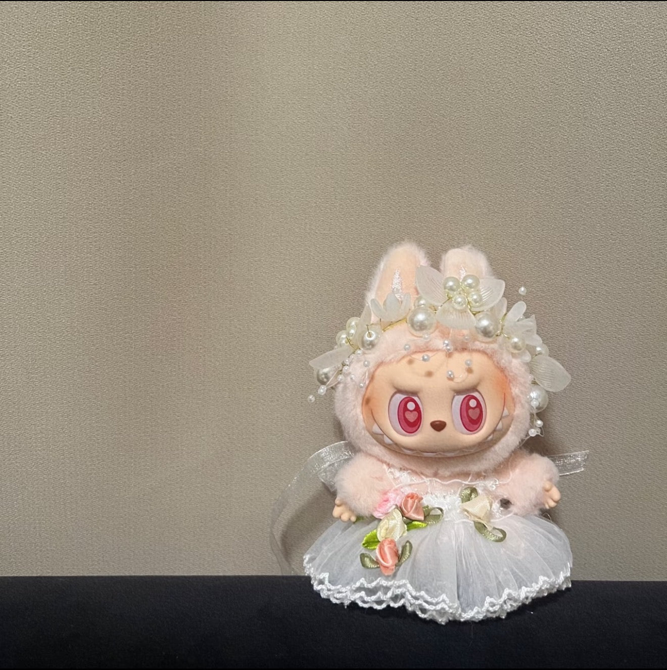 Labubu Doll Wedding Dress – Handcrafted Bridal Gown for Labubu(No Doll)