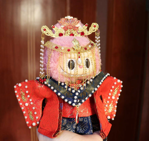 17cm Labubu Wedding Dress Set | Handmade Clothes（No Doll)